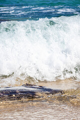 waves on the beach