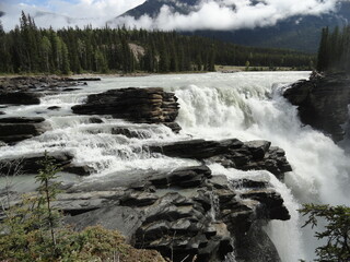 Cloudy Waterfall