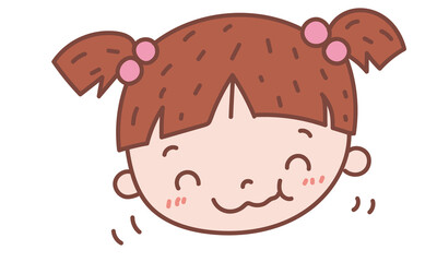 もぐもぐする女の子