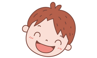笑う男の子