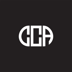 CCA letter logo design on black background. BBA creative initials letter logo concept. BBA letter design.