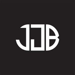 JJB letter logo design on black background. JJB creative initials letter logo concept. JJB letter design.