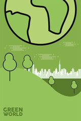 green world cityscape