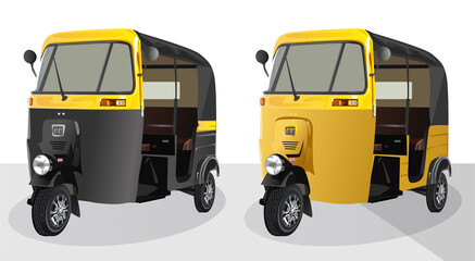 tuk tuk vector template design , White background