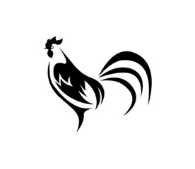 rooster logo vector icon, creative modern simple logo