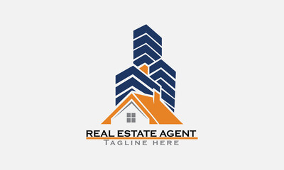  Real estate property logo design vector 