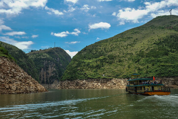 Landscape of the Three Gorges of the Yangtze River in China