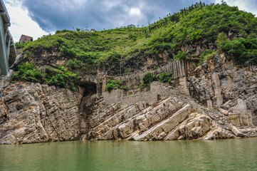 Landscape of the Three Gorges of the Yangtze River in China