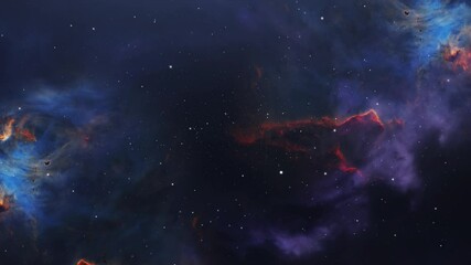 4K nebula and stars in deep space - Powered by Adobe