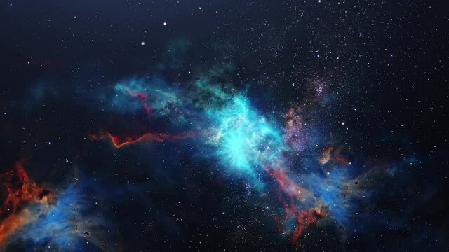 nebula in the universe 4K