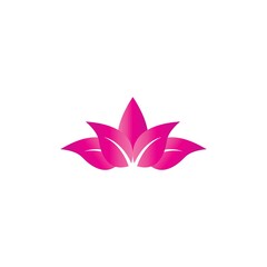Beauty Vector lotus flowers design logo Template icon