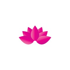 Beauty Vector lotus flowers design logo Template icon