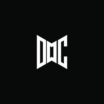 DDC letter logo creative design. DDC unique design