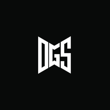 DGS letter logo creative design. DGS unique design