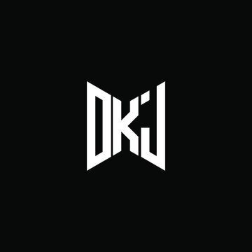 DKJ letter logo creative design. DKJ unique design