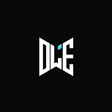 DLE letter logo creative design. DLE unique design