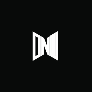 DNW letter logo creative design. DNW unique design