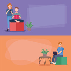 students online characters