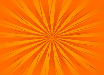 Obraz premium comic background halftone dots yellow color. retro sunburst effect