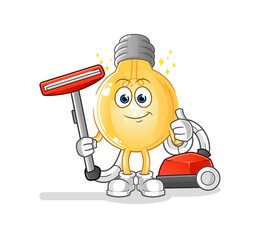 bulb clean with a vacuum . character vector