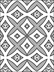 Mandala coloring book coloring page kdp interior Premium Vector
