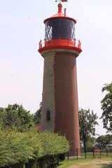 Historischer Leuchtturm auf der Ostseeinsel Fehmarn	