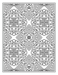 Mandala coloring book. decoration mandala vector.