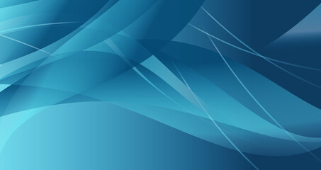 Abstract blue background with lines