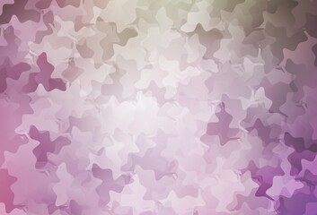 Light Pink, Green vector background with abstract shapes.