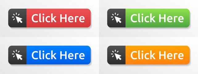 Click here web buttons set.