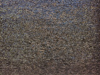 Pared de rocas pequeñas