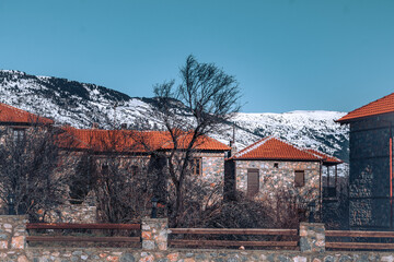 Palaios Agios Athanasios, the greek traditional village in Voras mountain 
