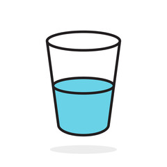 Vector icon glass