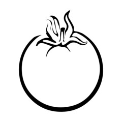 Illustration of decorative tomato