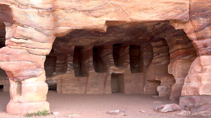Royal Tombs and Street of Facades in Petra - Jordan, World Heritage Site