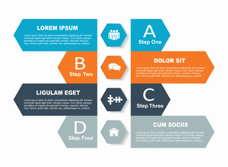 Infographic design template with place for your data. Vector illustration.