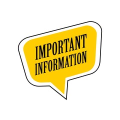 Important attention icon isolated on white background