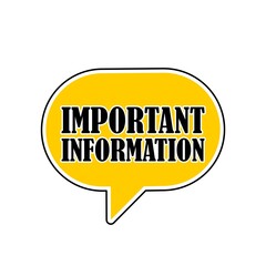 Important attention icon isolated on white background