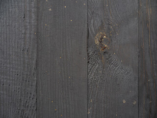 Wooden black background.