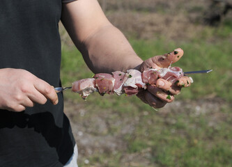 lamb chops on the grill