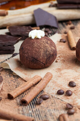 traditional dessert sweetness chocolate potato