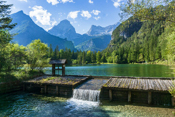 Lake in the austrian alps