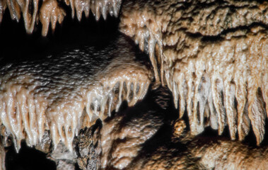 Stalactite cave Carlsbad Texas USA 