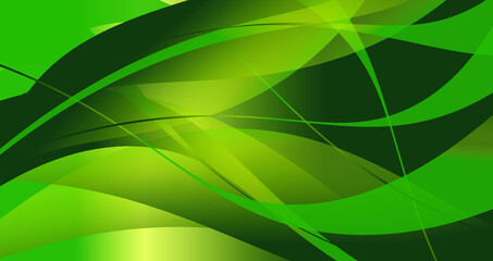 Abstract green background with lines