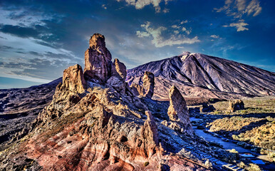 del Teide National Park, Tenerife, Canary Islands, Spain.