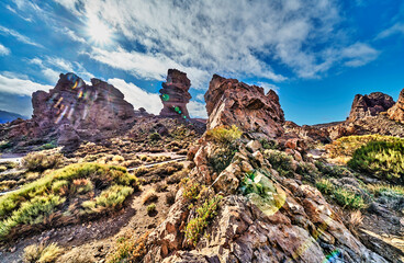 del Teide National Park, Tenerife, Canary Islands, Spain.