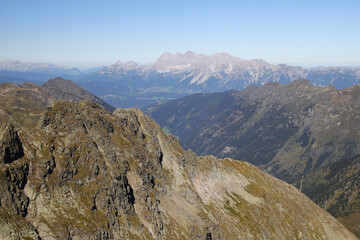 Fototapeta premium Mountain view in Klafferkessel, Austria