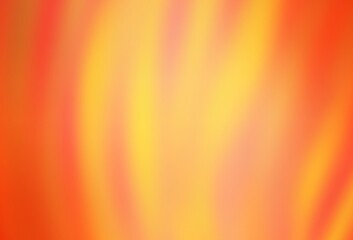 Light Orange vector blurred bright pattern.