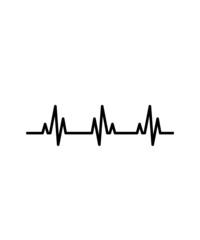 Heartbeat Icon, Heart Beat Vector