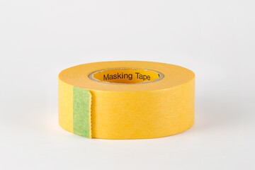 黄色いマスキングテープ